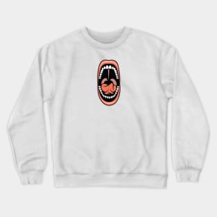 Open Mouth Screaming Crewneck Sweatshirt